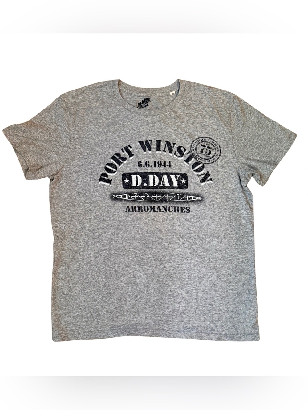 Gray D-Day Graphic Tee - Port Winston